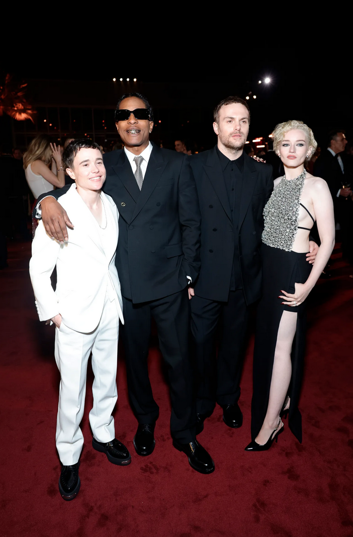 Elliot Page, A$AP Rocky, Sabato De Sarno, and Julia GarnerStefanie Keenan/Getty Images