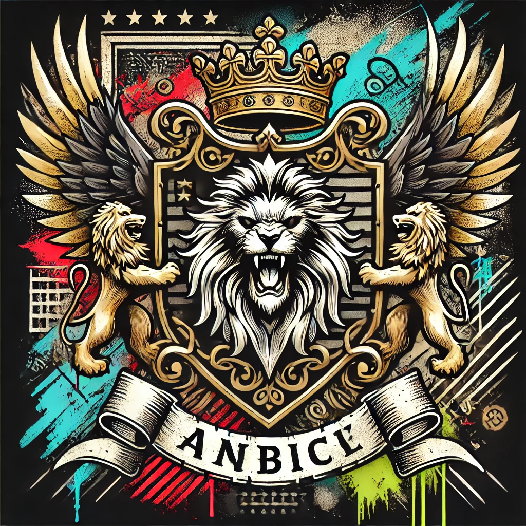 bold and stylish urban heraldic - cool t-shirts grpahics