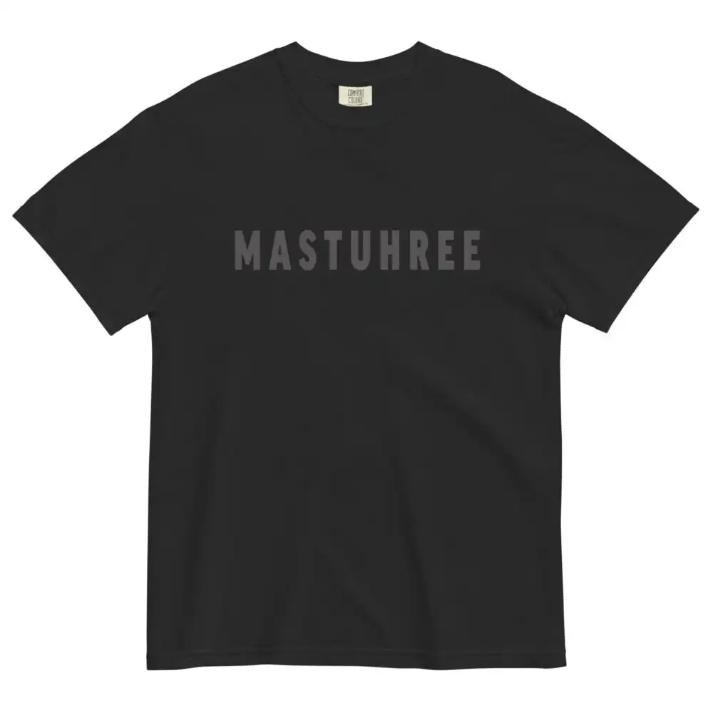 Classic T-Shirt by Mastuhree Brand in premium luxury cotton for timeless comfort and style.