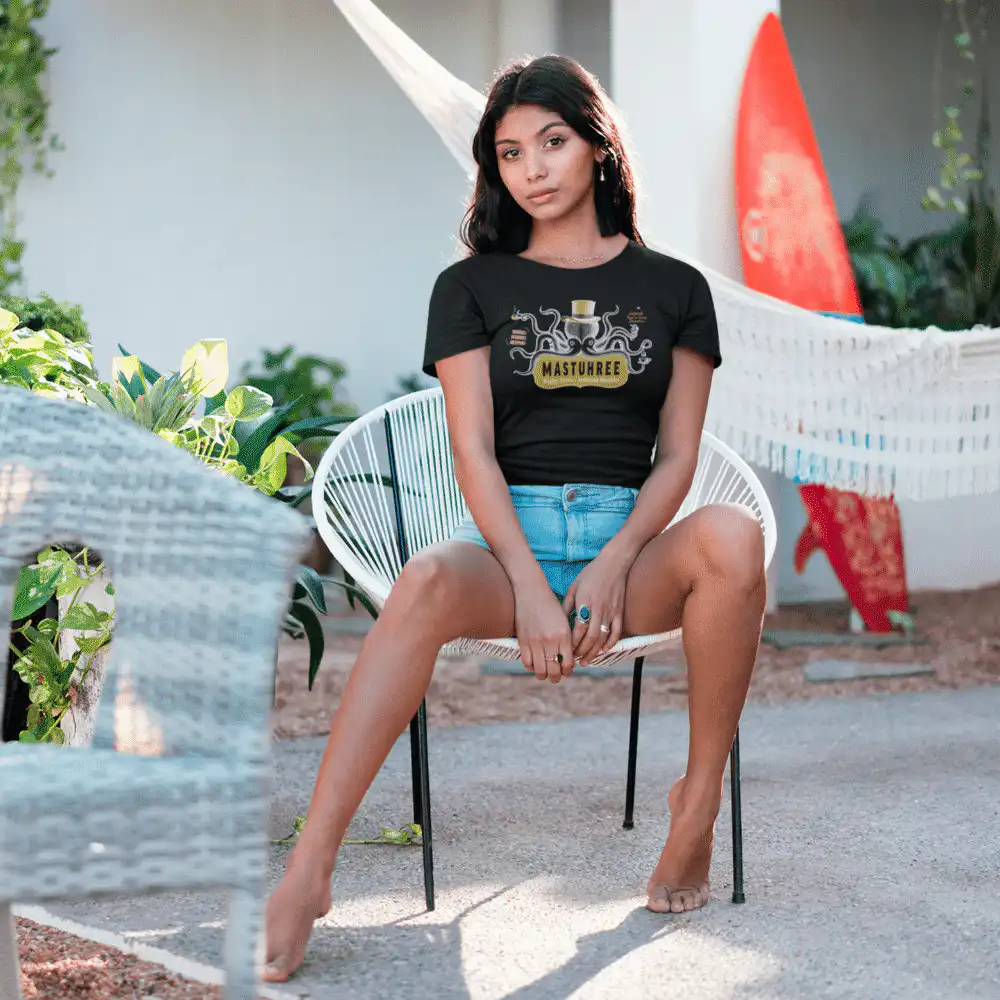 Streetwear graphic t-shirt features a bold octopus wearing a gold top hat.