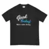 Good Friday T-shirt with cross and inspirational quote - Makes a better sunday!
