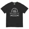 Historic Weldon T-Shirt featuring North Carolina’s first railroad hub with local landmarks Sycamore 51 and Rockfish Bar and Grill
