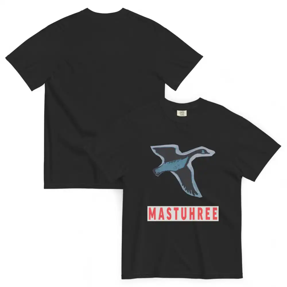 Close-Up of Fly Above It ALL Vintage Graphic Tee – Soft, Breathable Fabric with Stylish Minimalist Print.