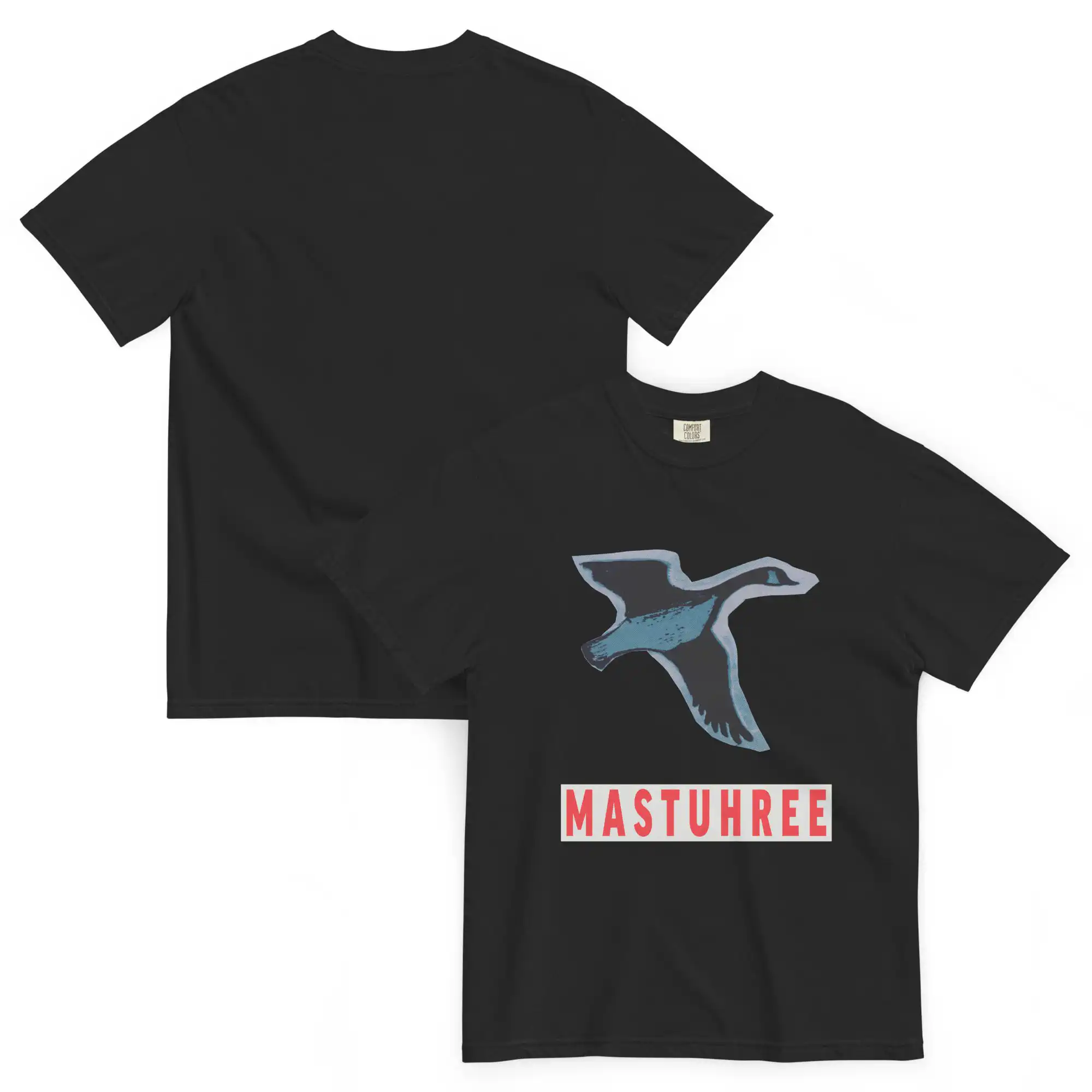 Close-Up of Fly Above It ALL Vintage Graphic Tee – Soft, Breathable Fabric with Stylish Minimalist Print.