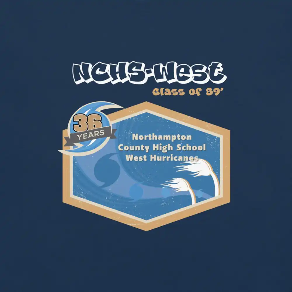 Alternative view of NCHS- West Class of 89 (Blue)
