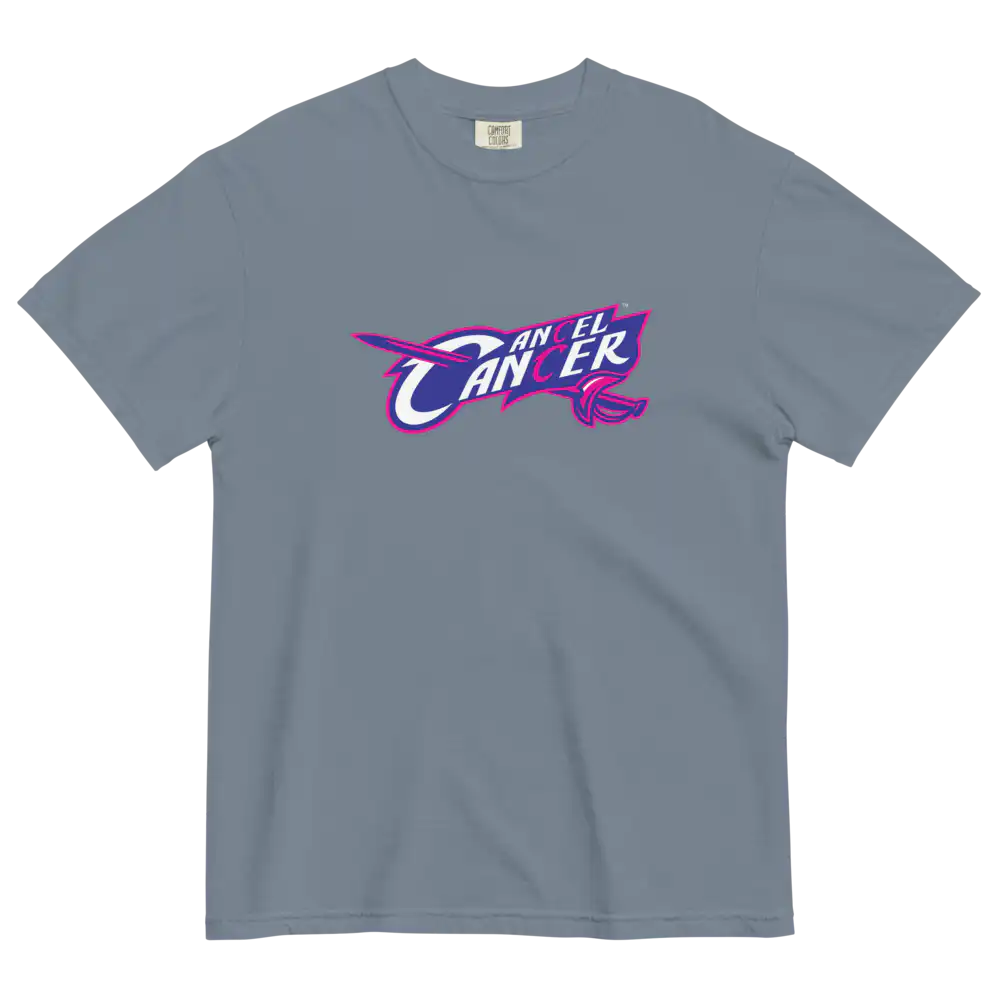 Cancel Breast Cancer t-shirt by Mastuhree Brand featuring bold pink ribbon awareness design