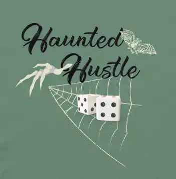 Haunted Hustle Close-Up tshirt