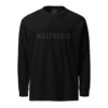 Mastuhree Classic Long Sleeve Black on Black t-shirt in rapper inspired streetwear style