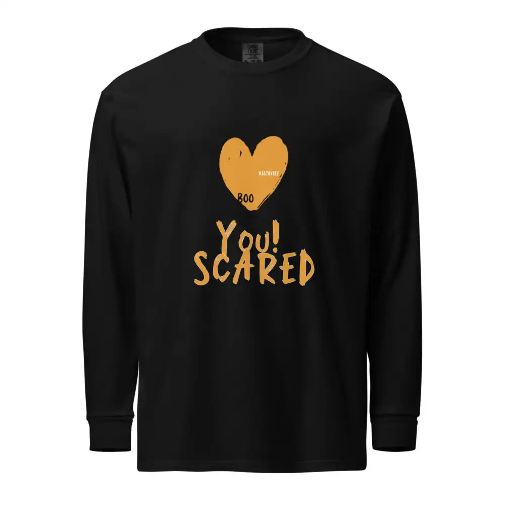 Boo You Scared Halloween T-shirt featuring bold motivational streetwear design, 100% ring-spun cotton, perfect for fearless fashion and Halloween expression.Turn fear into fuel this Halloween with the Mastuhree Brand Boo You Scared T-shirt. Bold, motivational, and stylish streetwear for those who dare.