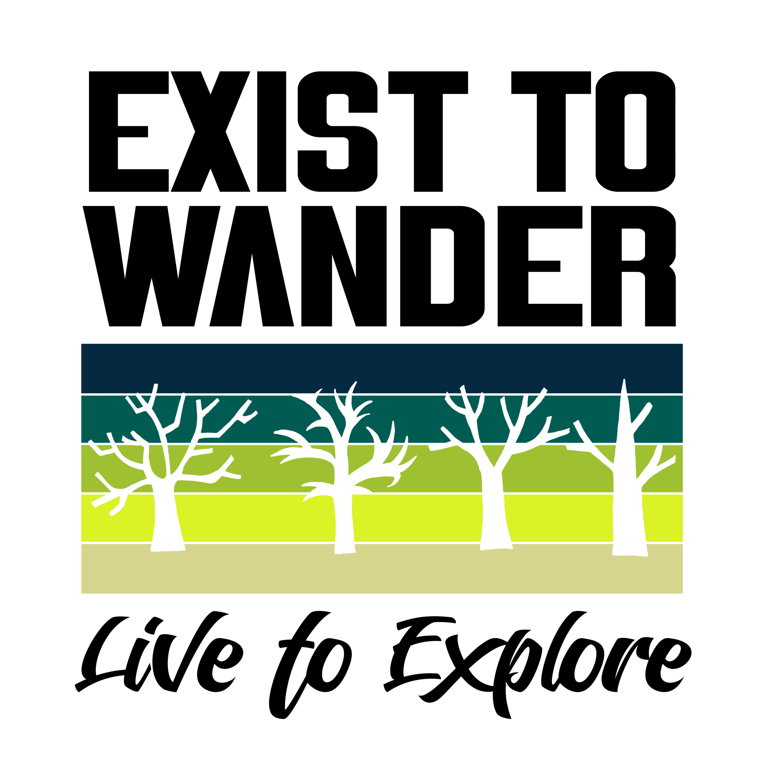 exist to wander, live to explore
