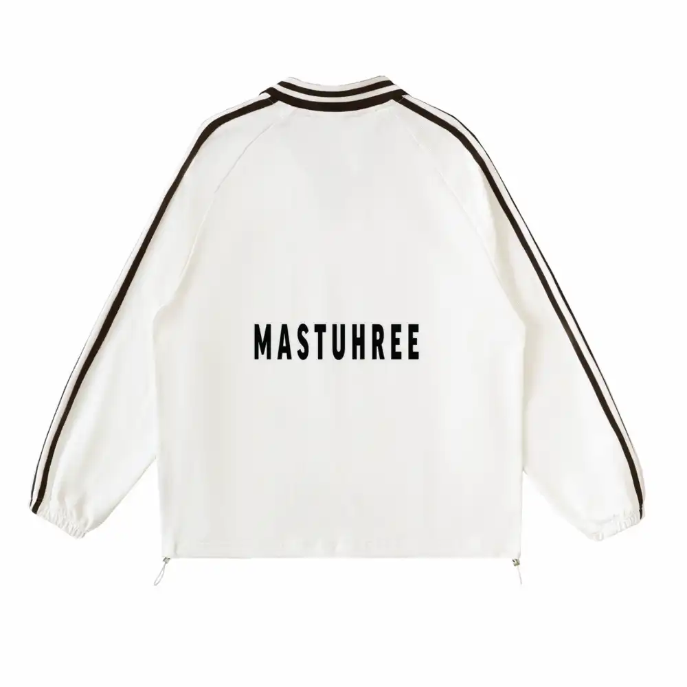 vintage classic collar sweatshirt in urban streetwear setting