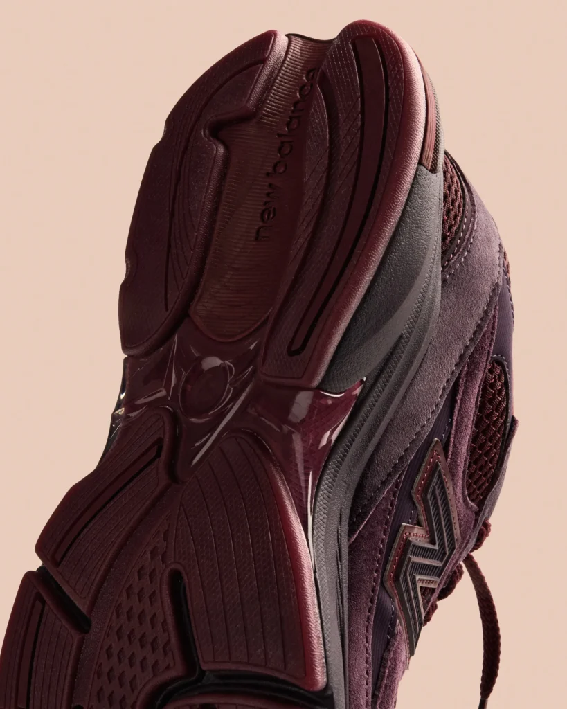 Close-up of Rich Paul x New Balance Abzorb 2010 Unbothered outsole and cushioning