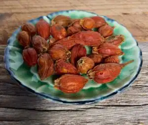 Gardenia Fruit in a plate