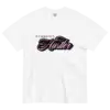 Currency Hustler white graphic t shirt by Mastuhree Brand hustle inspired streetwear apparel