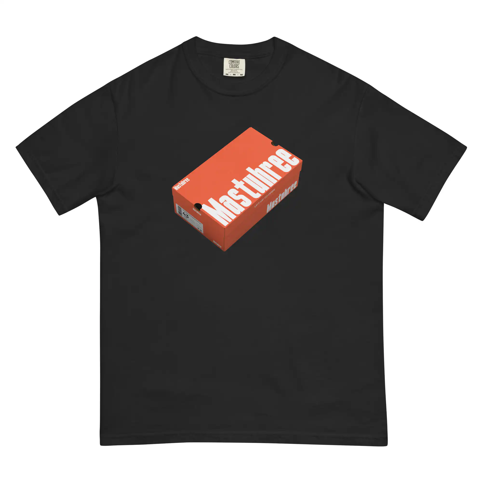 black streetwear graphic tee sneakerhead shirt Mastuhree Brand