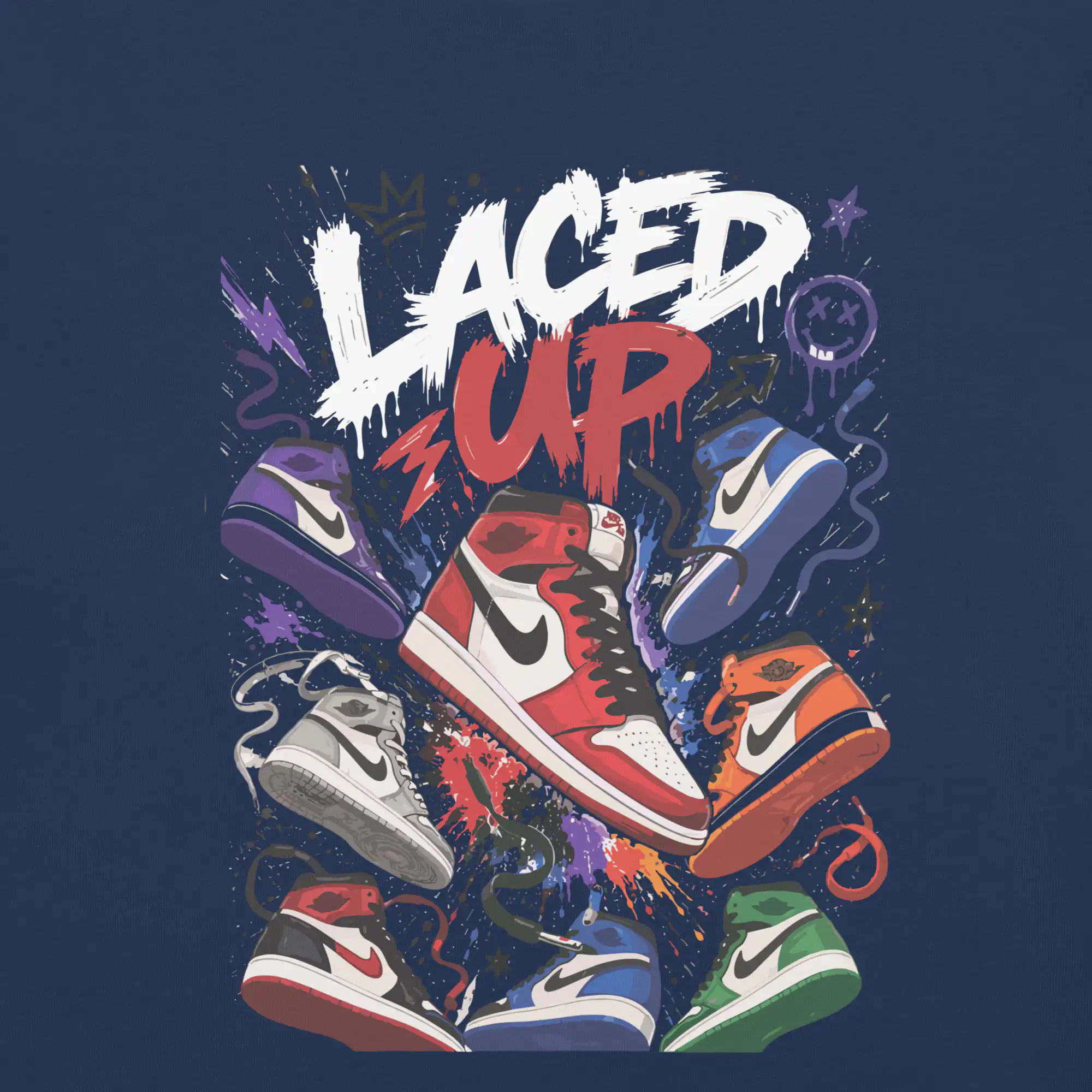 SH Laced Up Back Graphic T-Shirt - Image 2